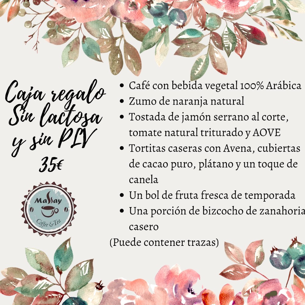 Contenido de la caja sin PLV